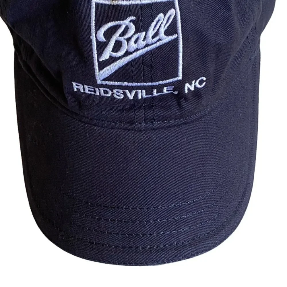 OTTO Ball Reidsville, NC Baseball Hat Cap Navy Blue Adjustable One Size Adult